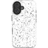 White Speckle iPhone 16 Plus Impact Case